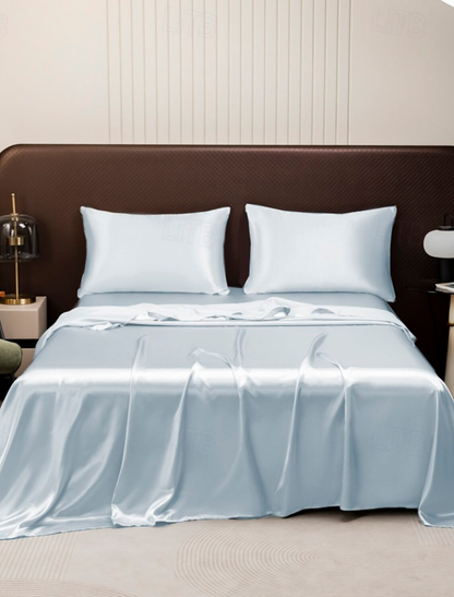 Set completo da letto in seta Mulberry
