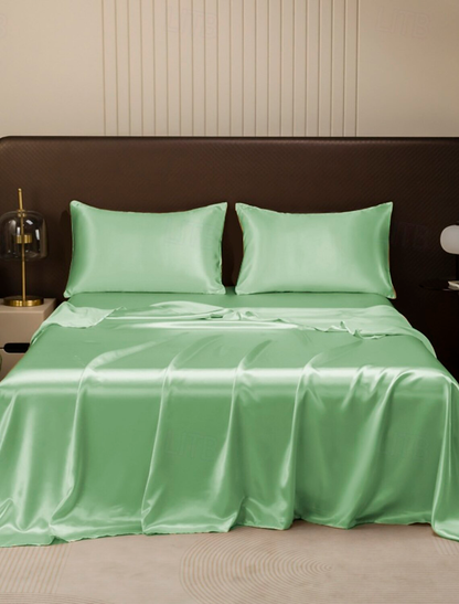 Set completo da letto in seta Mulberry