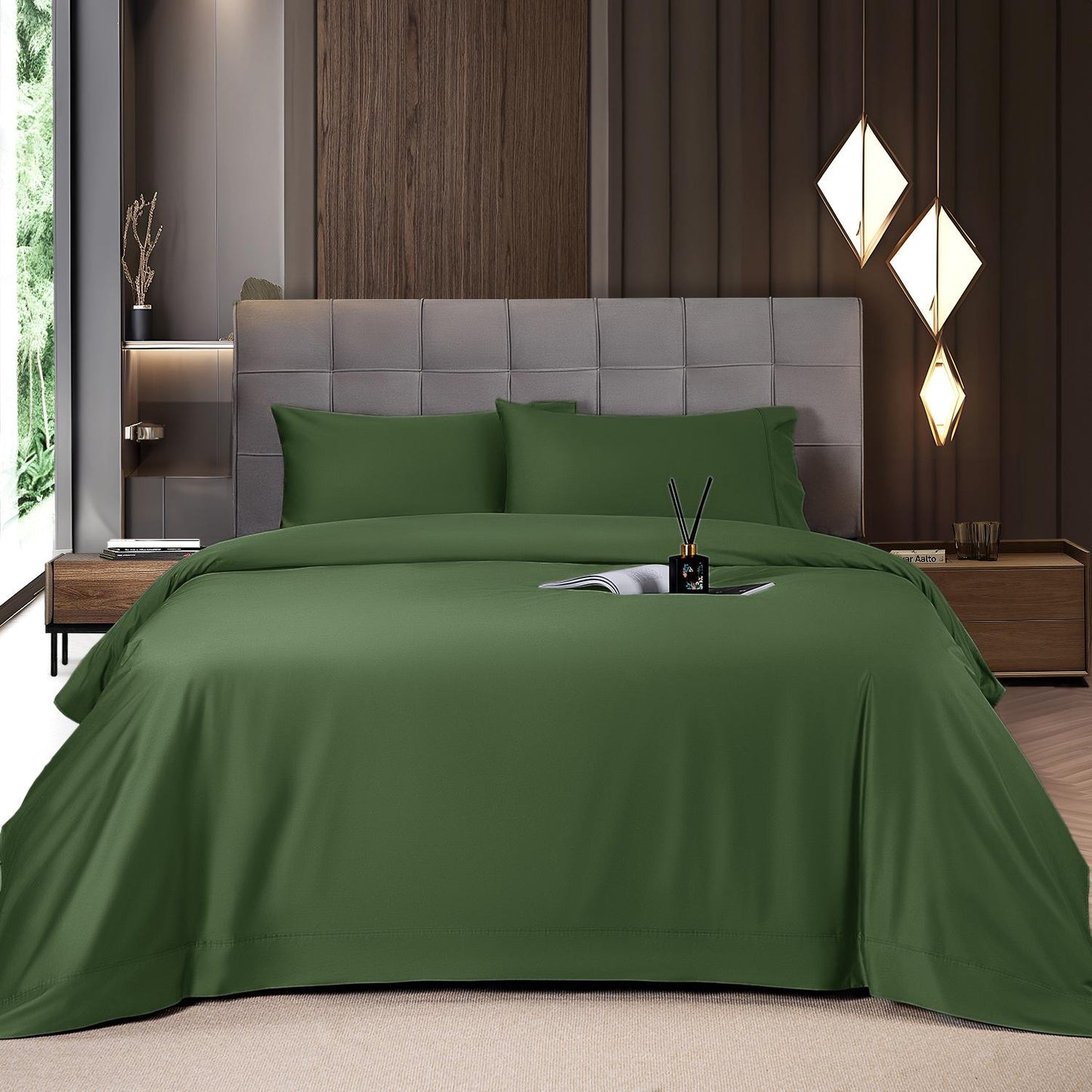 Set completo da letto in fibra di bambù